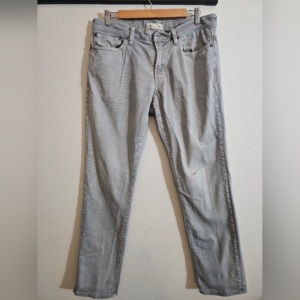 Madewell Men's Light Gray Slim Jeans
